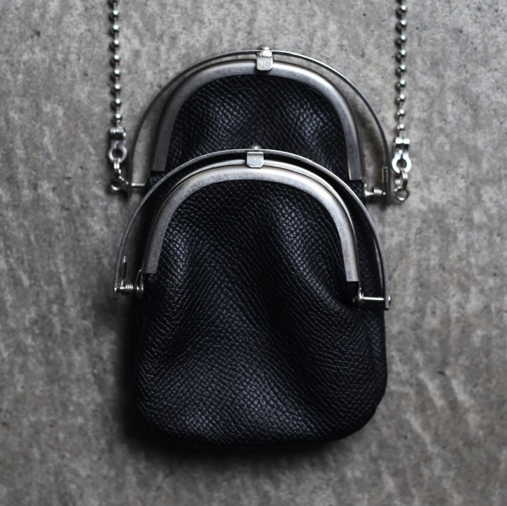 【残りわずか】Chain Double Frame Purse(ODD_COW EMBOSS)