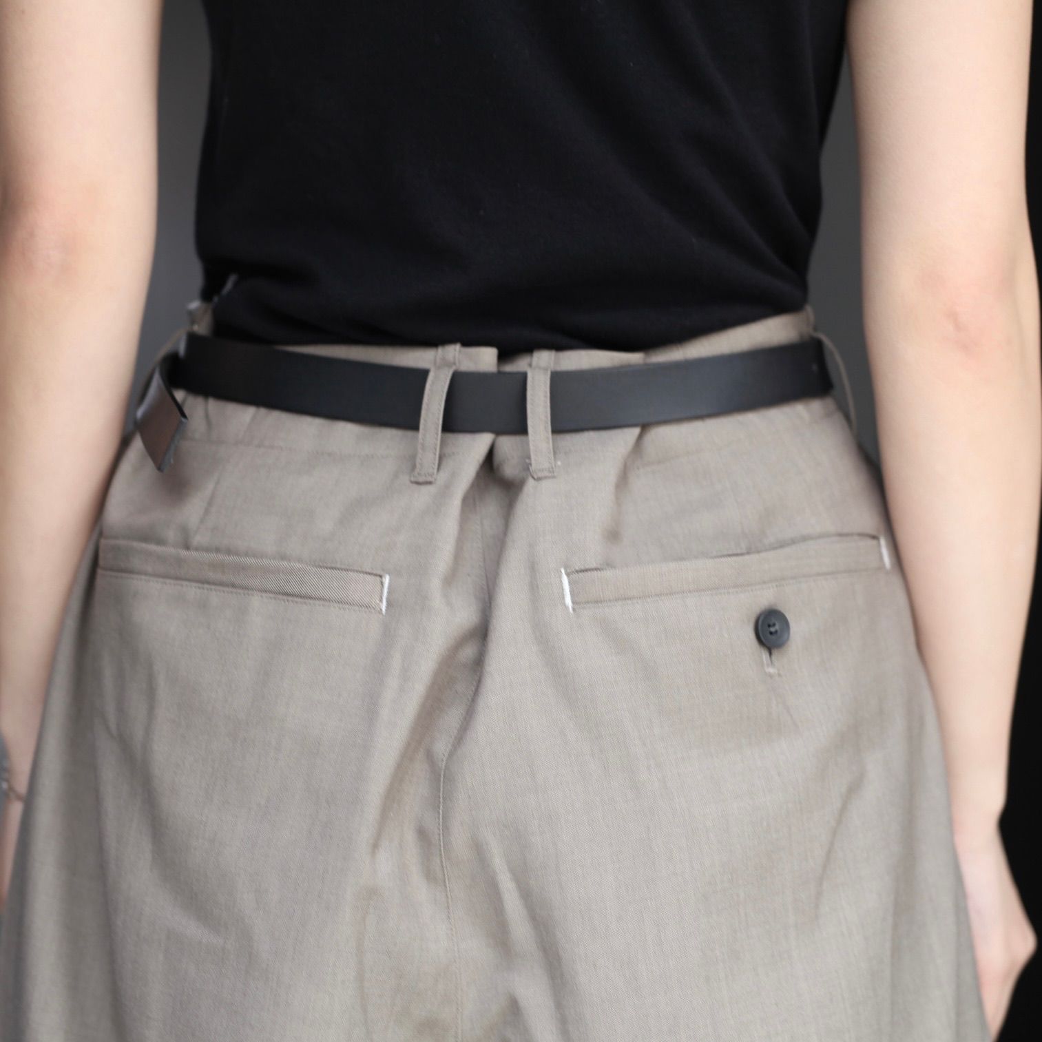 【残り一点】ウォッシャブルツイルスラックス