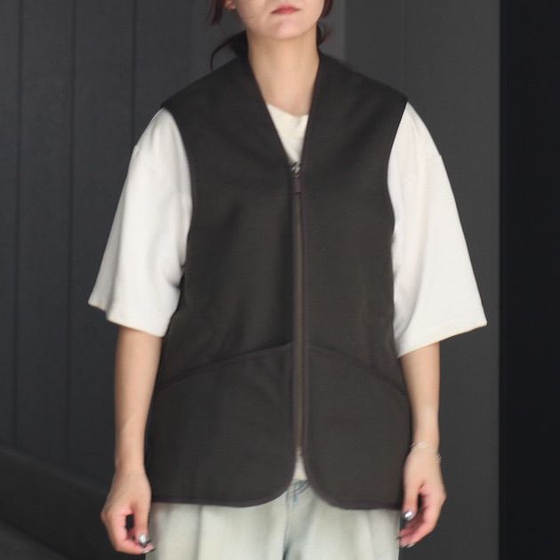 【残り一点】Warm Pile Waistcoat Zip In Liner