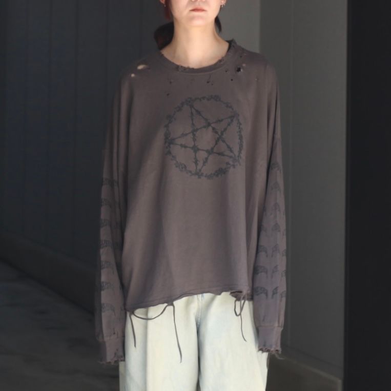 【残り一点】Wire Star Long Sleeve T-Shirt