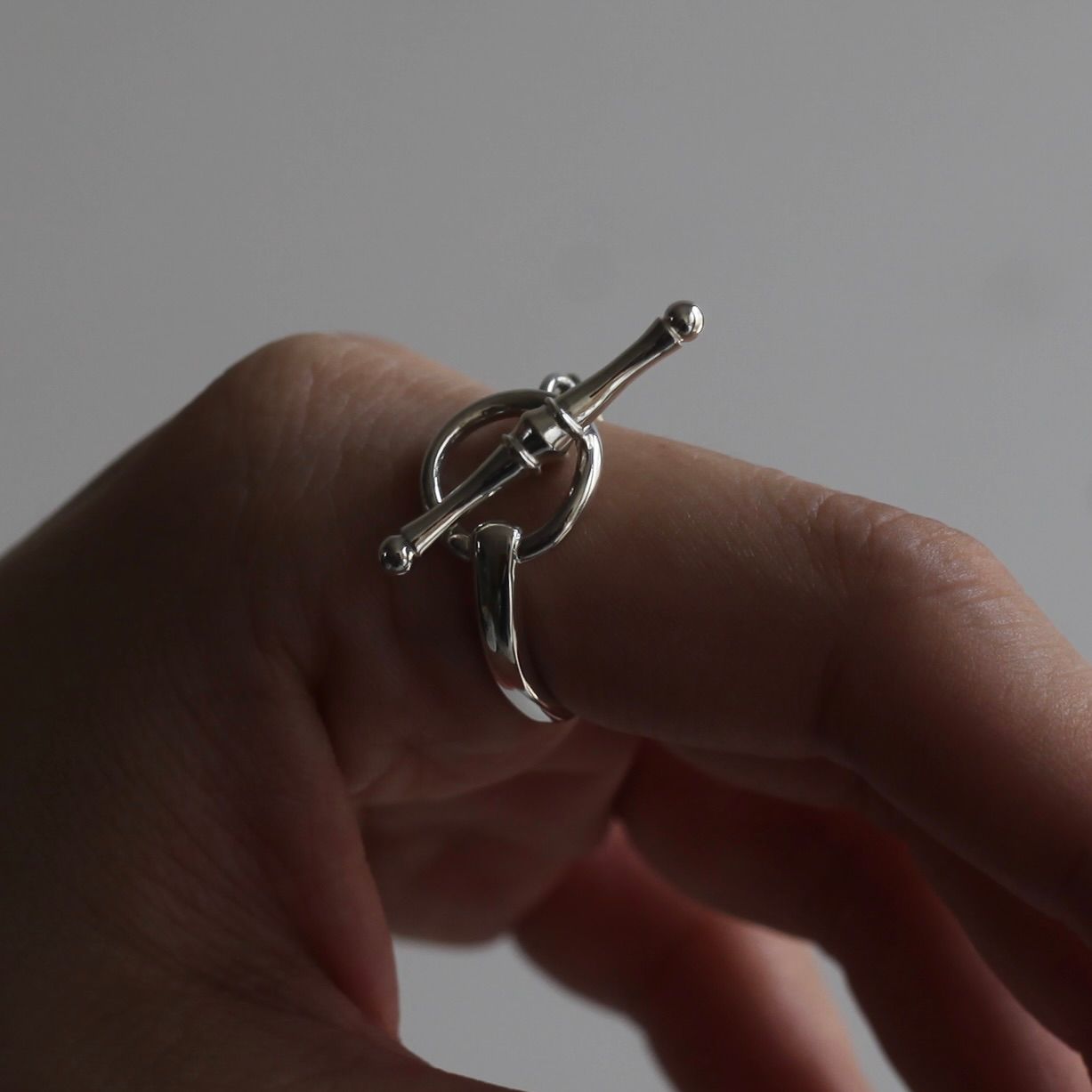 【残り一点】Oval T-Bar Chain Ring