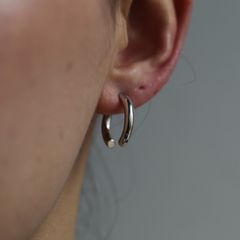【再販売通知受付可能】Broken 18 Earring(SILVER)