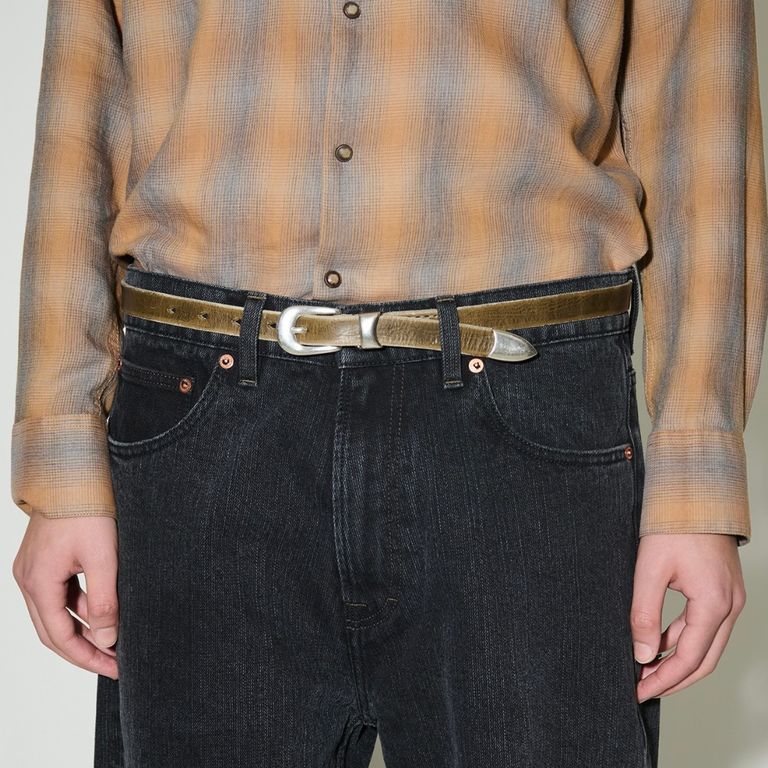 OUR LEGACY - 【残り一点】2cm Belt(GRAU) | ACRMTSM ONLINE STORE 