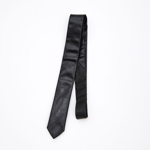 【残りわずか】55mm Leather Tie(BLACK)