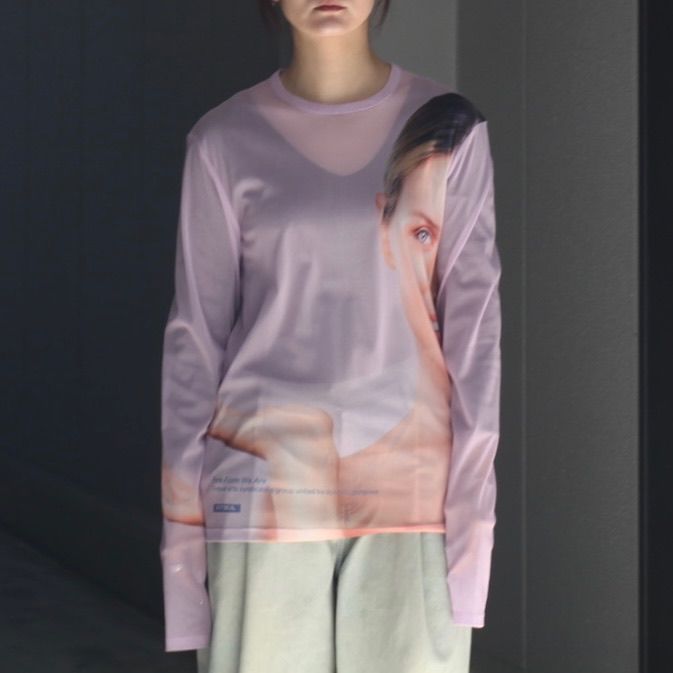 【残り一点】Graphic Mesh Top B