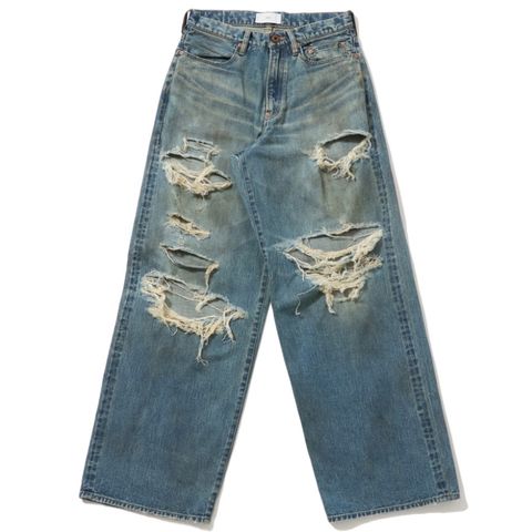 【残り一点】Destressed Modern Denim Wide Cut