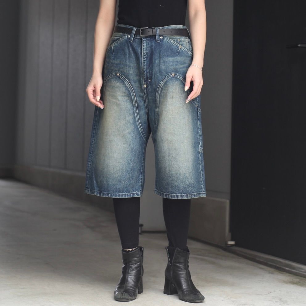 【残り一点】Newcommune Baggy Denim Shorts