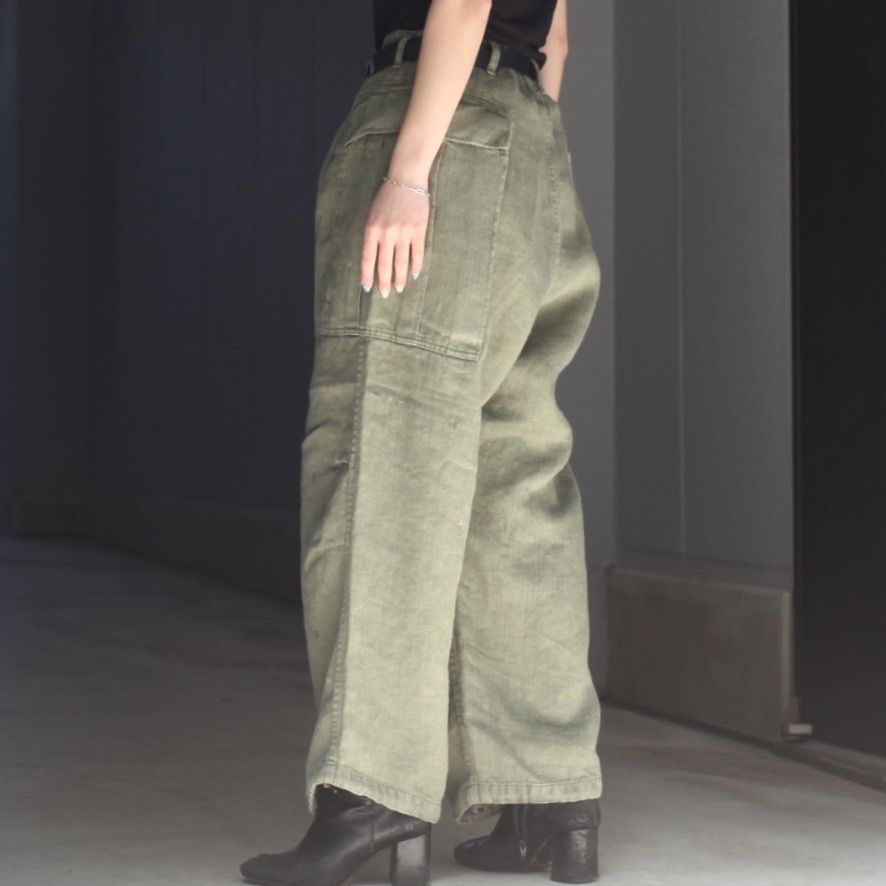 【残り一点】HBT Linen Cargo Pants