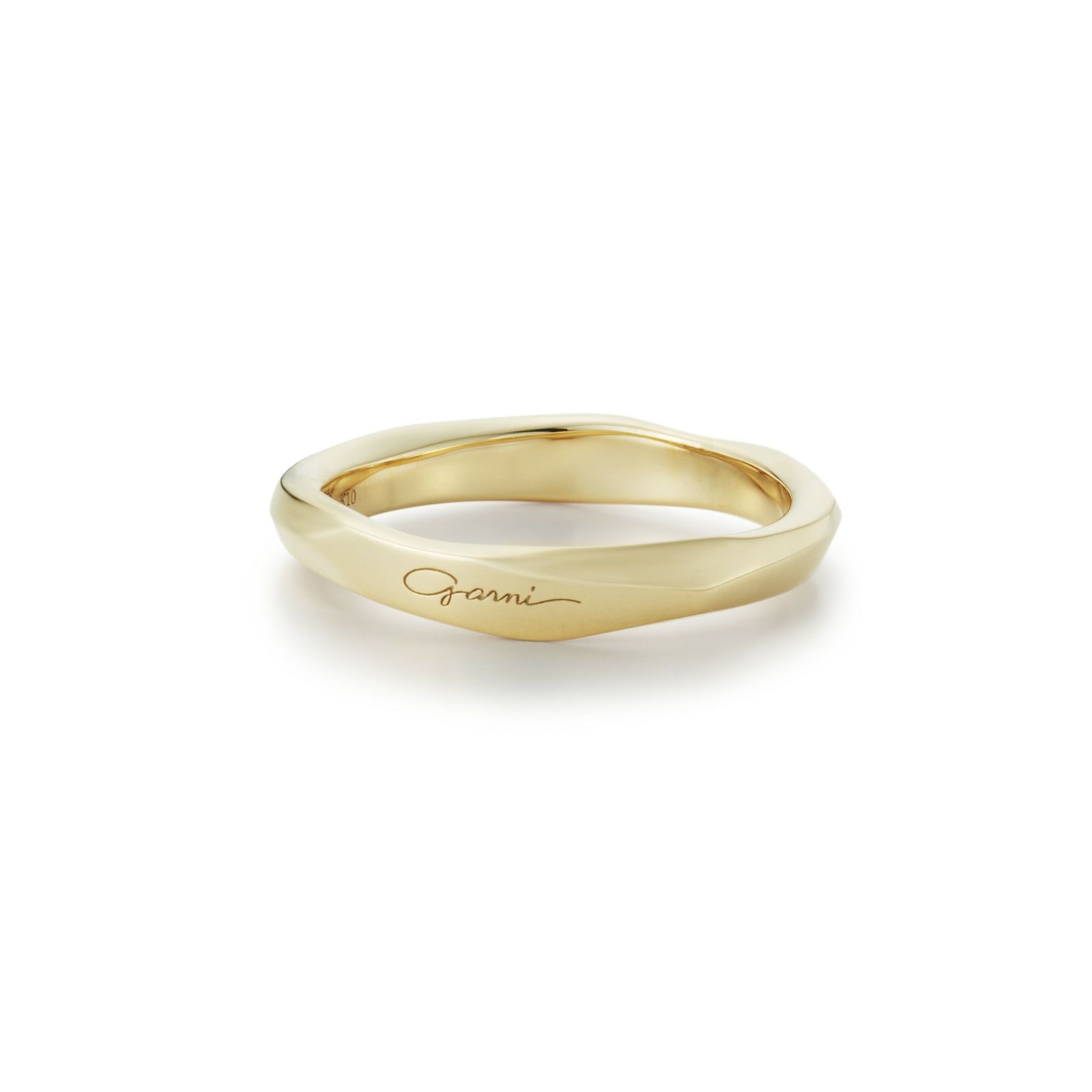 【お取り寄せ注文可能】K10 Crockery Ring_S(GOLD)