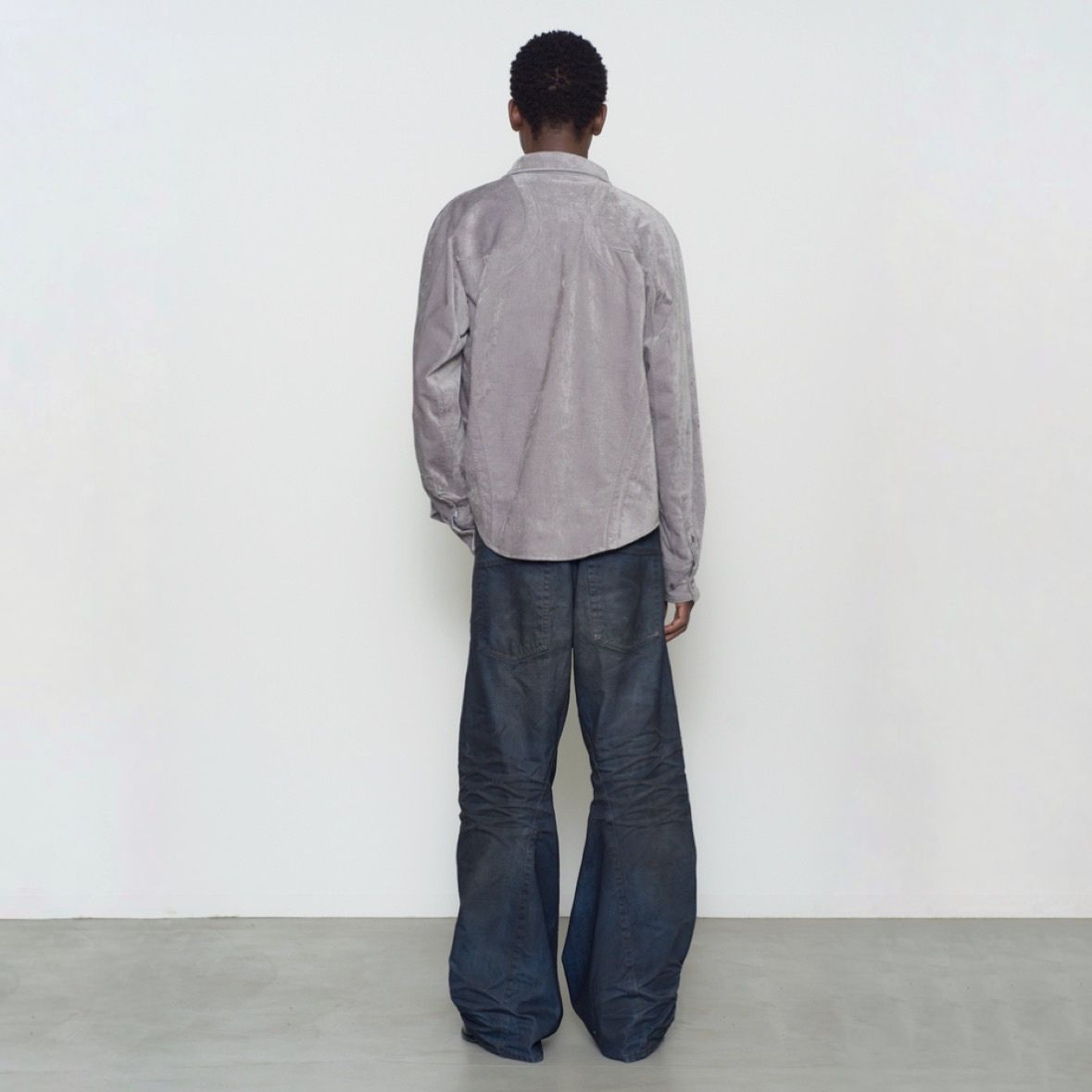 【残りわずか】3D Twisted Wide Leg Jeans