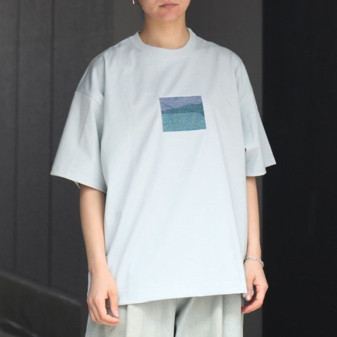 ランキング第1位ランキング第1位graphpaper Yoke Embroidered LS T T