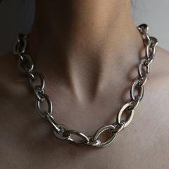 【残り一点】Bean Chain Necklace(SILVER)