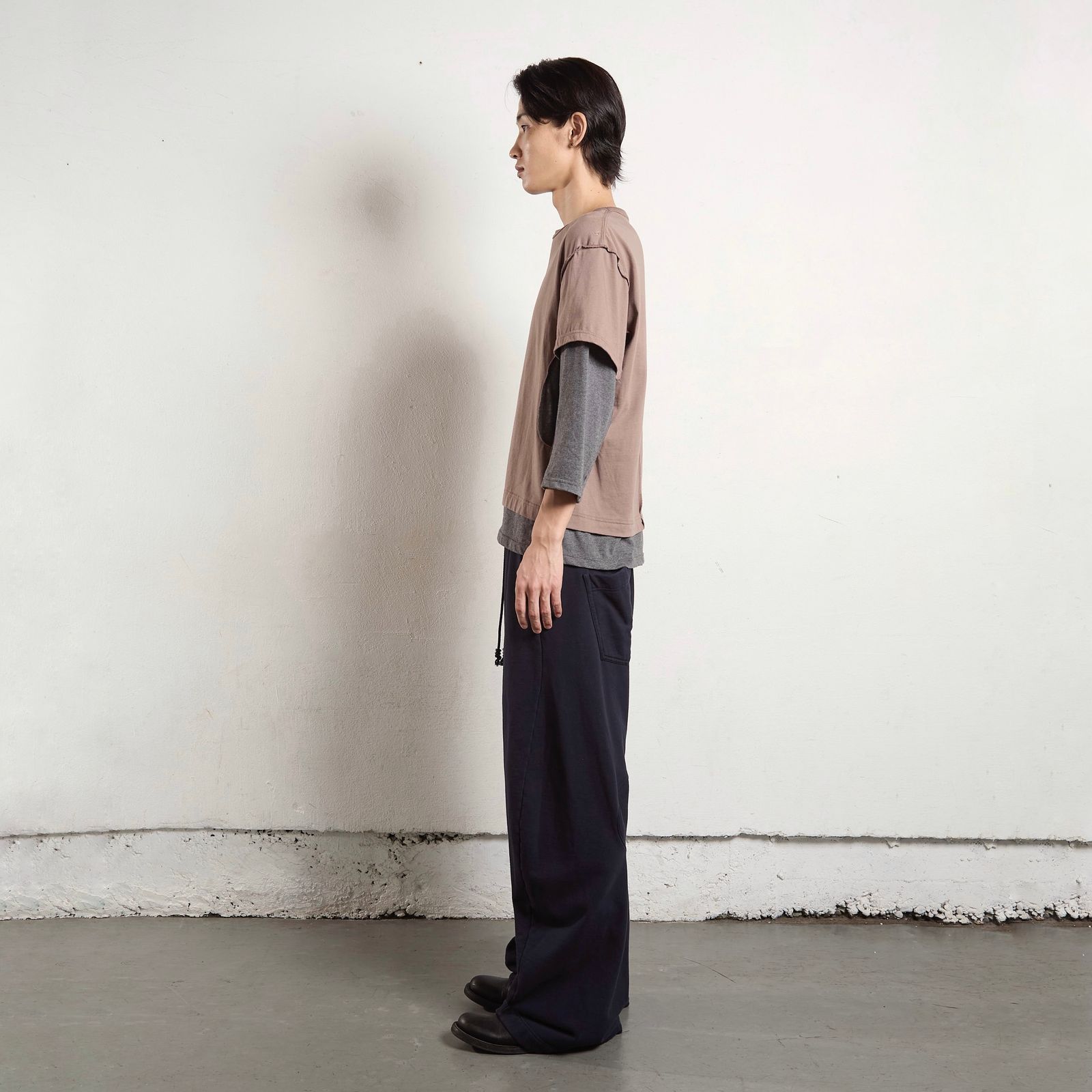 【残り一点】Double Layered 3/4 Sleeve T-Shirt