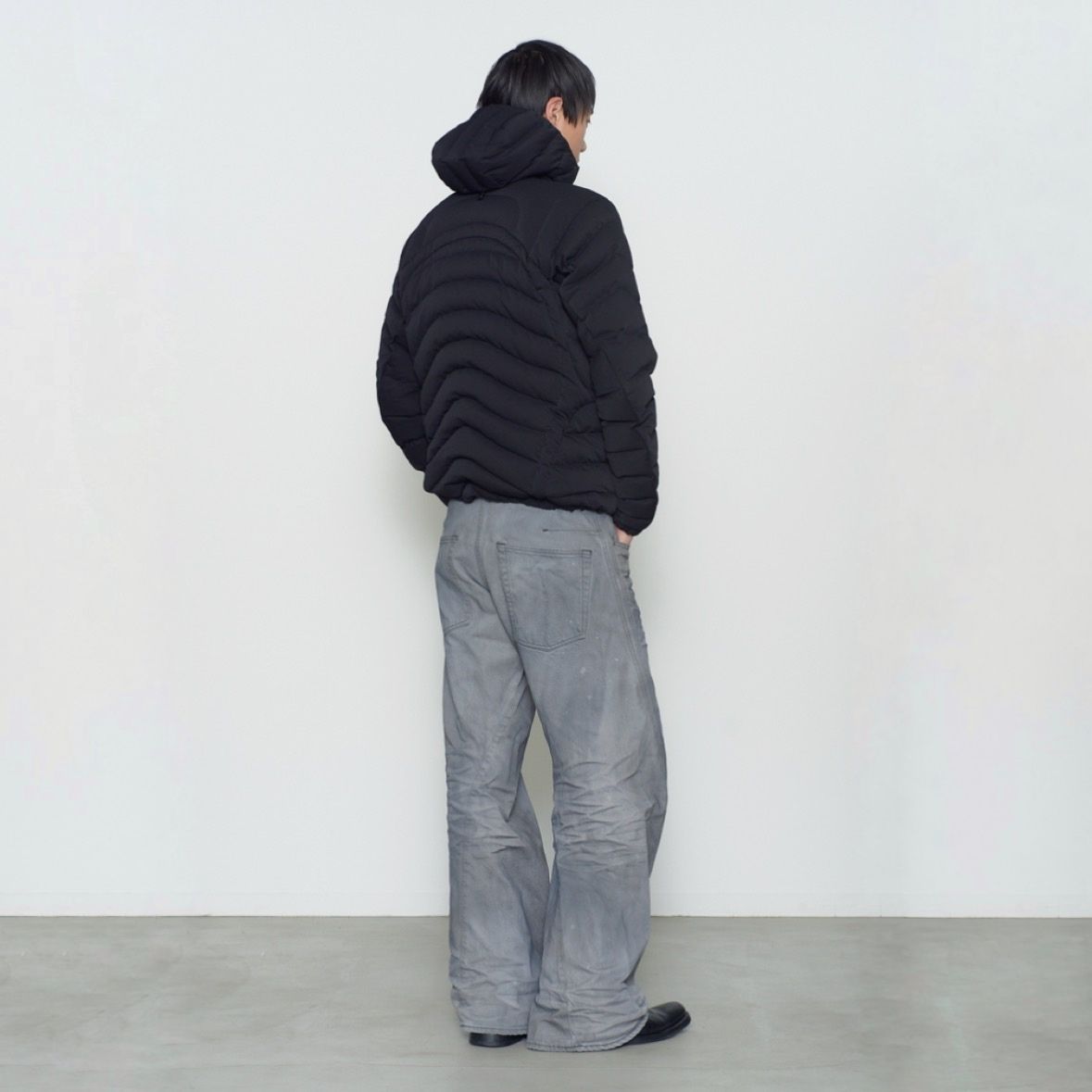 【残りわずか】3D Twisted Wide Leg Jeans