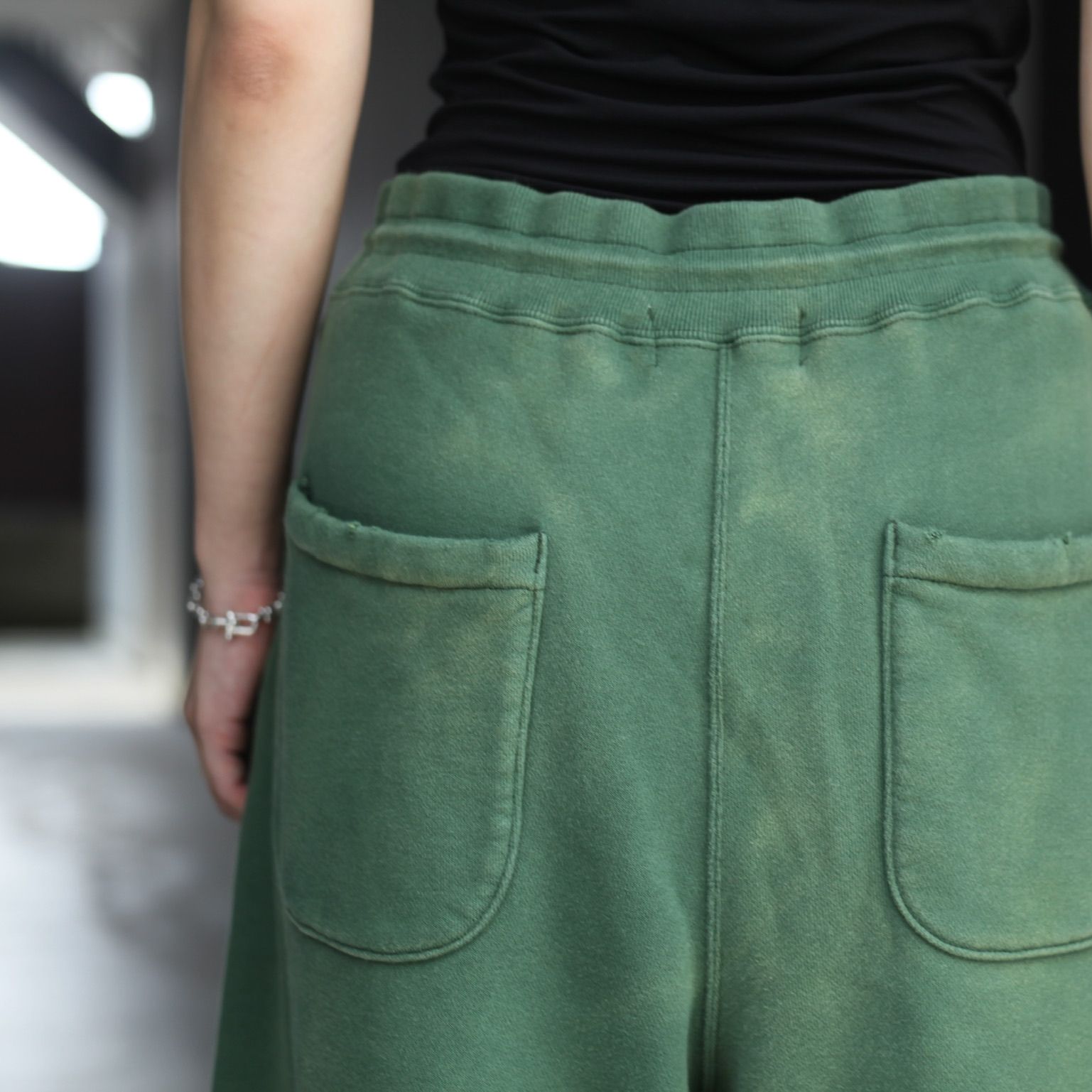 KIDILL - 【残り一点】Baggy Sweat Pants(Distressed Fabric