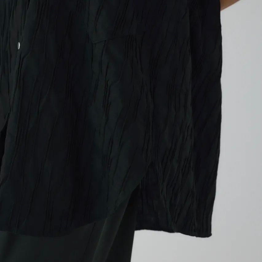 【残り一点】Tuck Pleats Back Volume SH