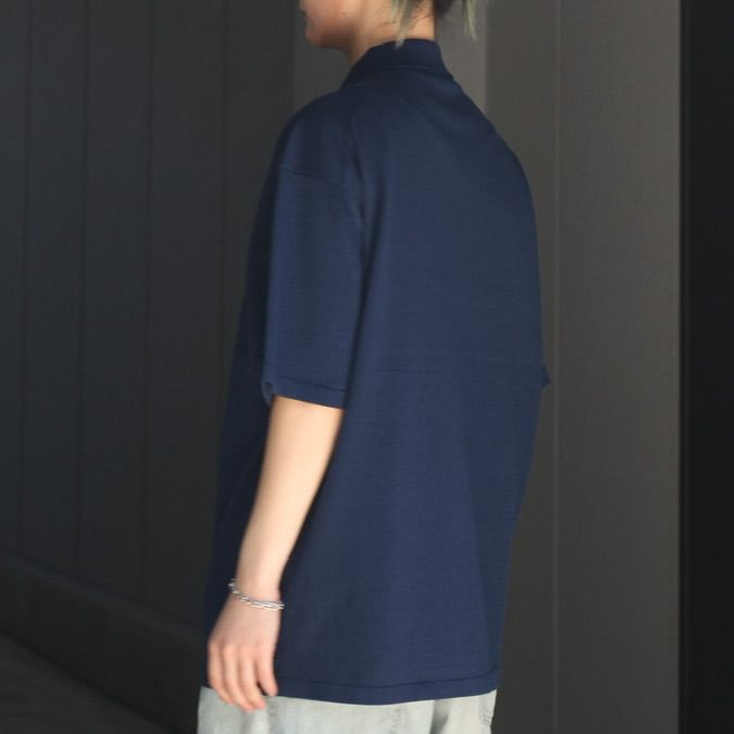 ATON - 【残り一点】Fresca Knit Polo Sweater | ACRMTSM ONLINE STORE