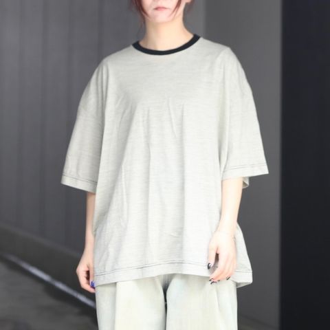 【残り一点】32G Wool Stripe SS Tee
