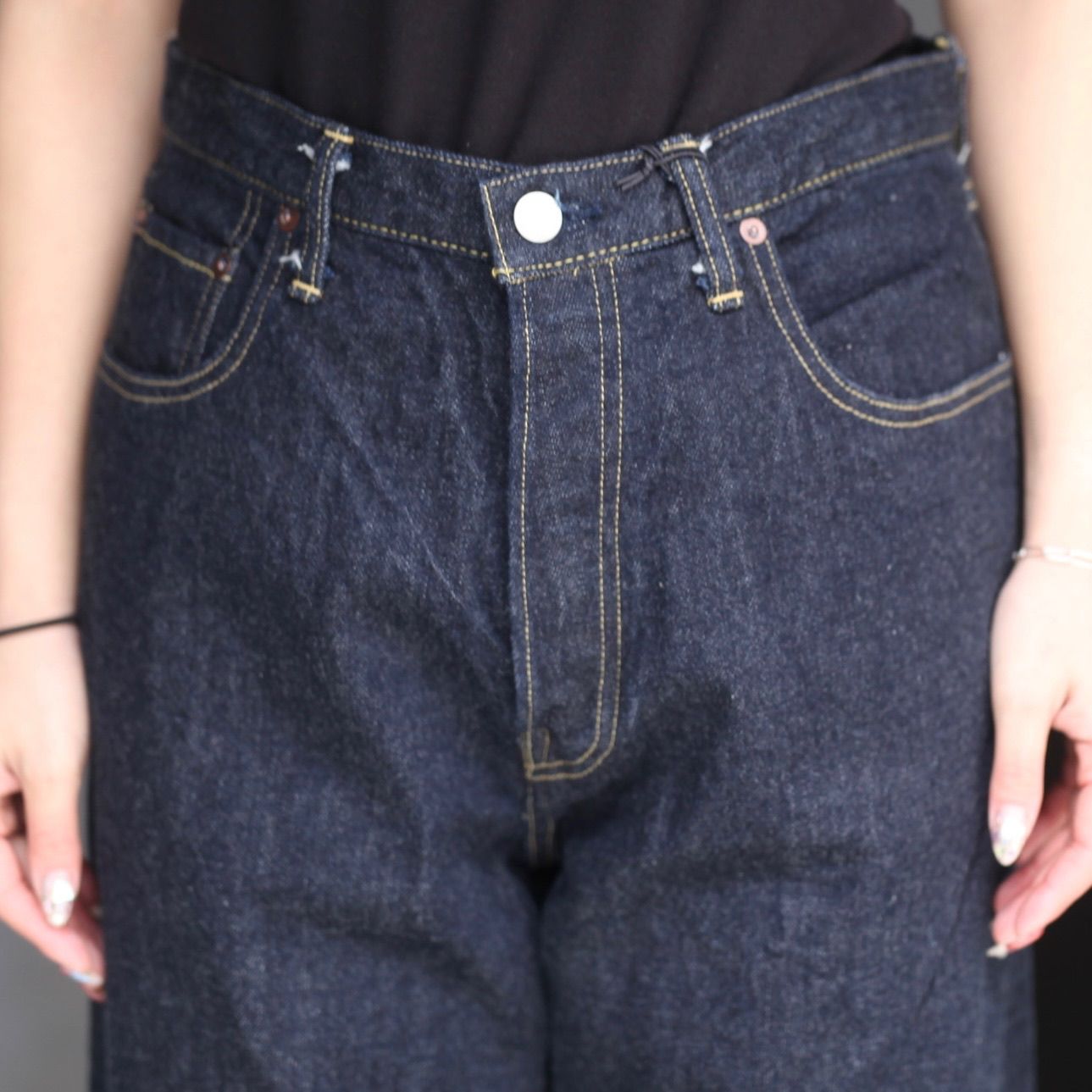 【残りわずか】Twist Seam Eco Denim Jeans