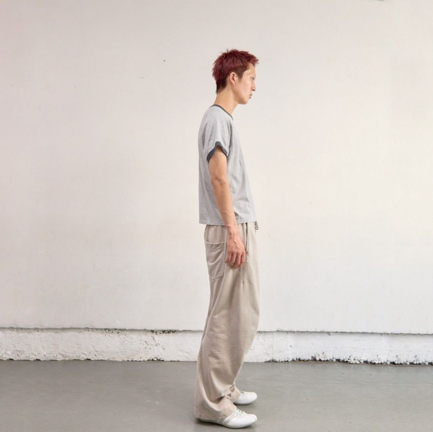 【残り一点】Panelled Half Sleeve Ringer T-Shirt