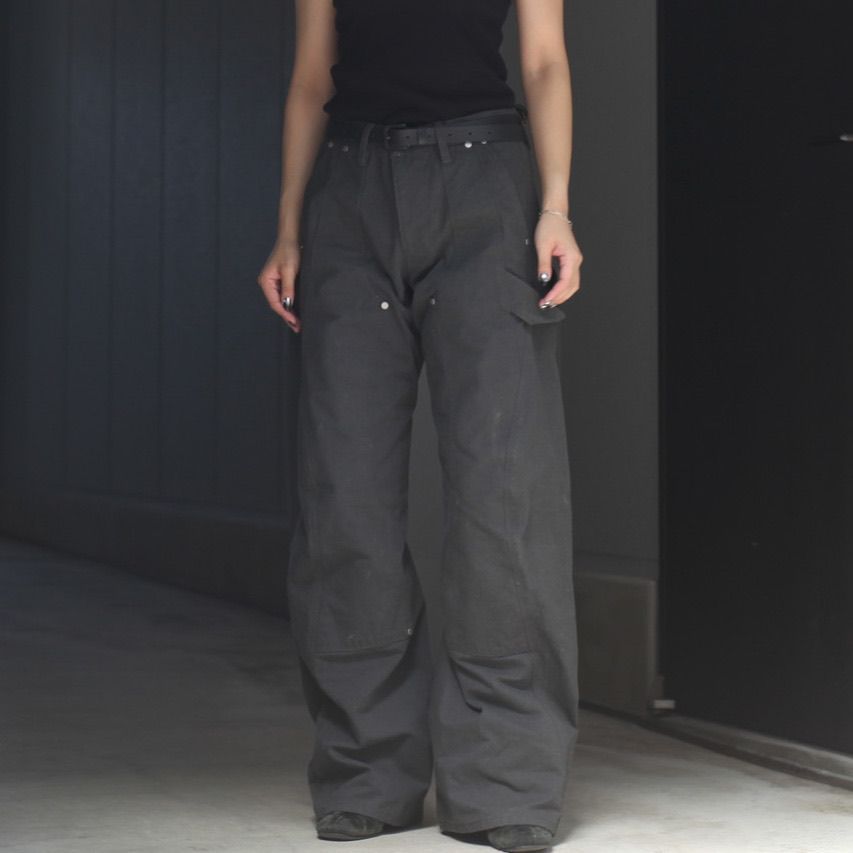 【残り一点】Curved Leg Double Knee Work Pants