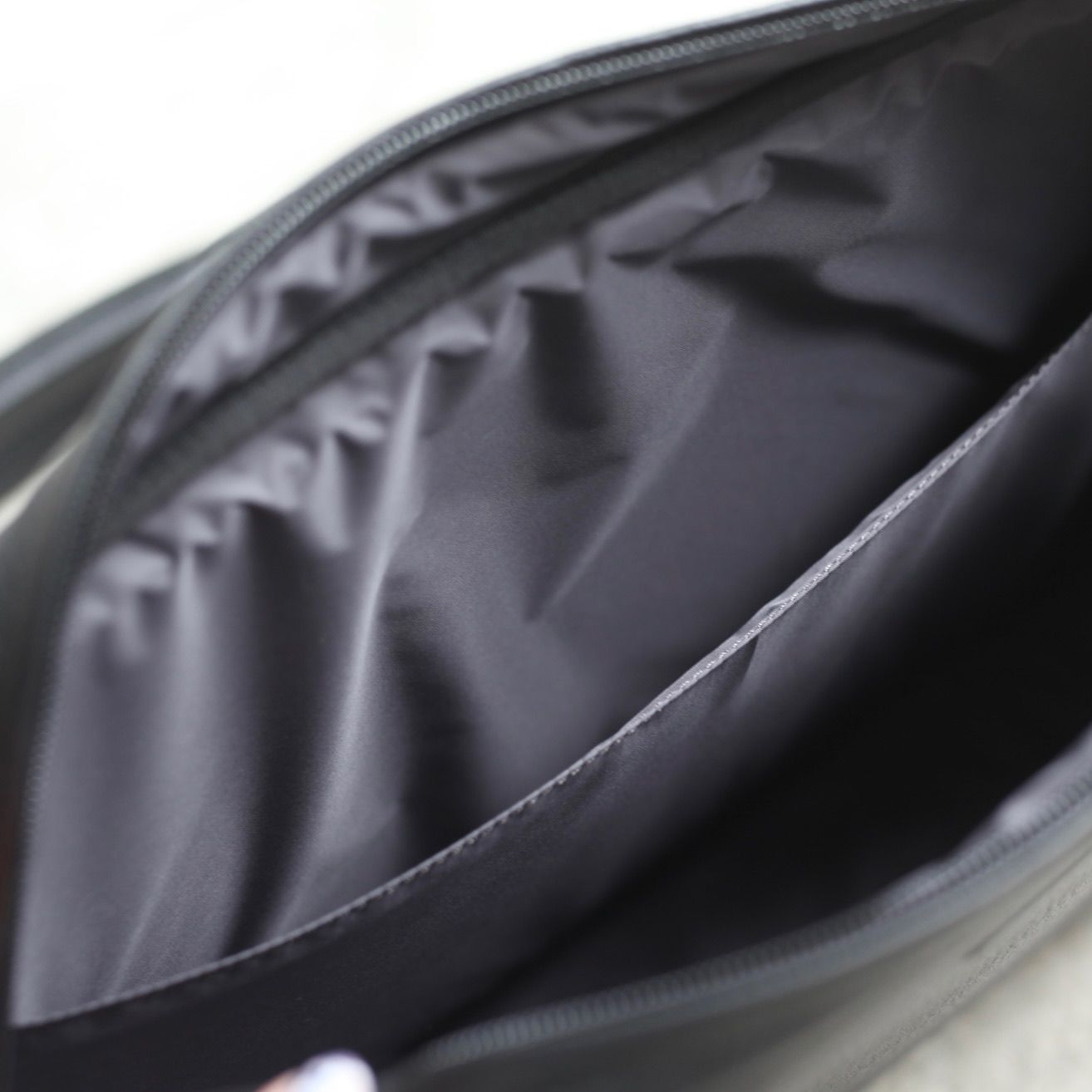 【残り一点】ソフトショルダーバック_Large(BLACK)