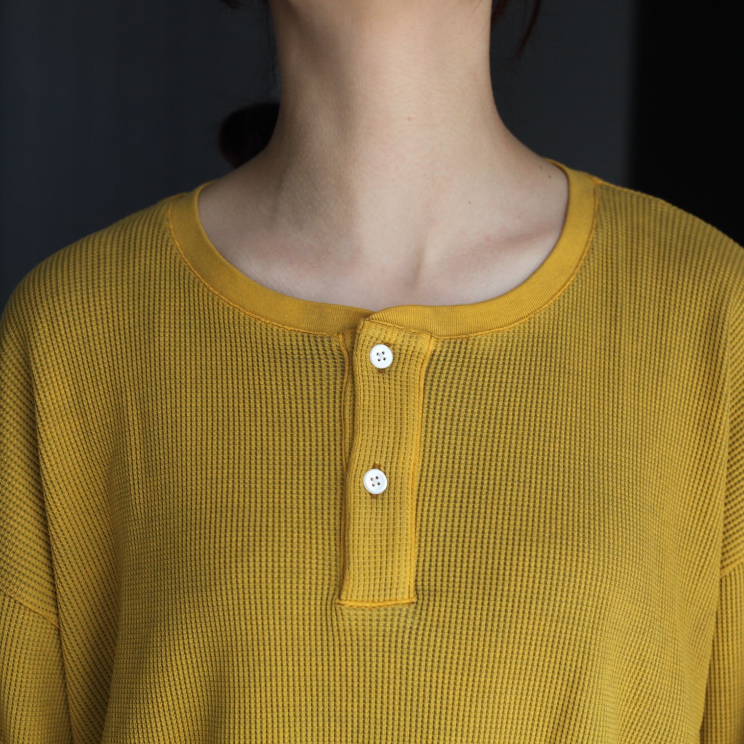【残り一点】18G Garment Dye Waffle