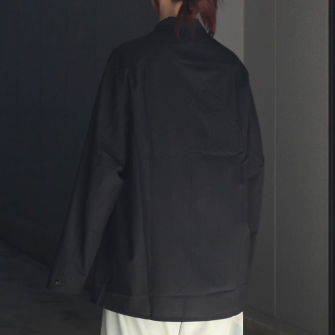 【残り一点】Wool Open Collar Shirt