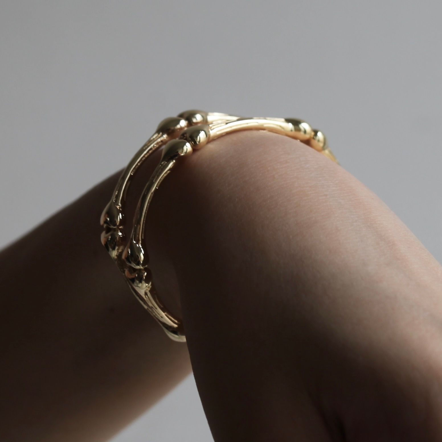 【残り一点】Bones And Blood Bracelet(GOLD)