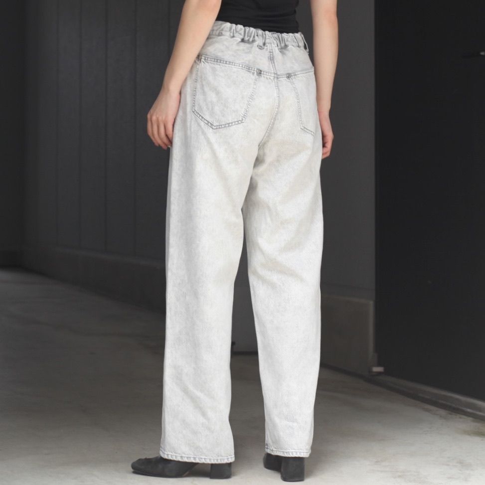 YOKE - 【残り一点】Denim Wide Straight Pants Vintage Wash
