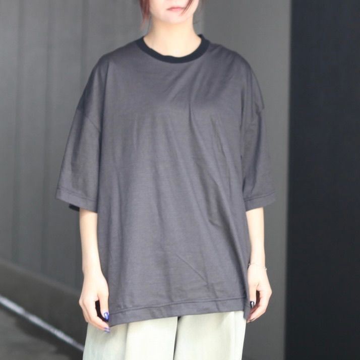 【残り一点】32G Wool Stripe SS Tee