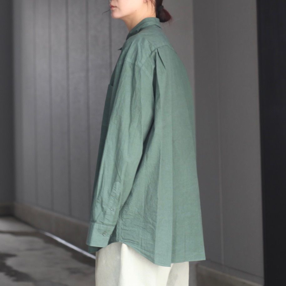 【残り一点】Regular Collar Shirt(MAX HIGH COUNT TYPEWRITER)