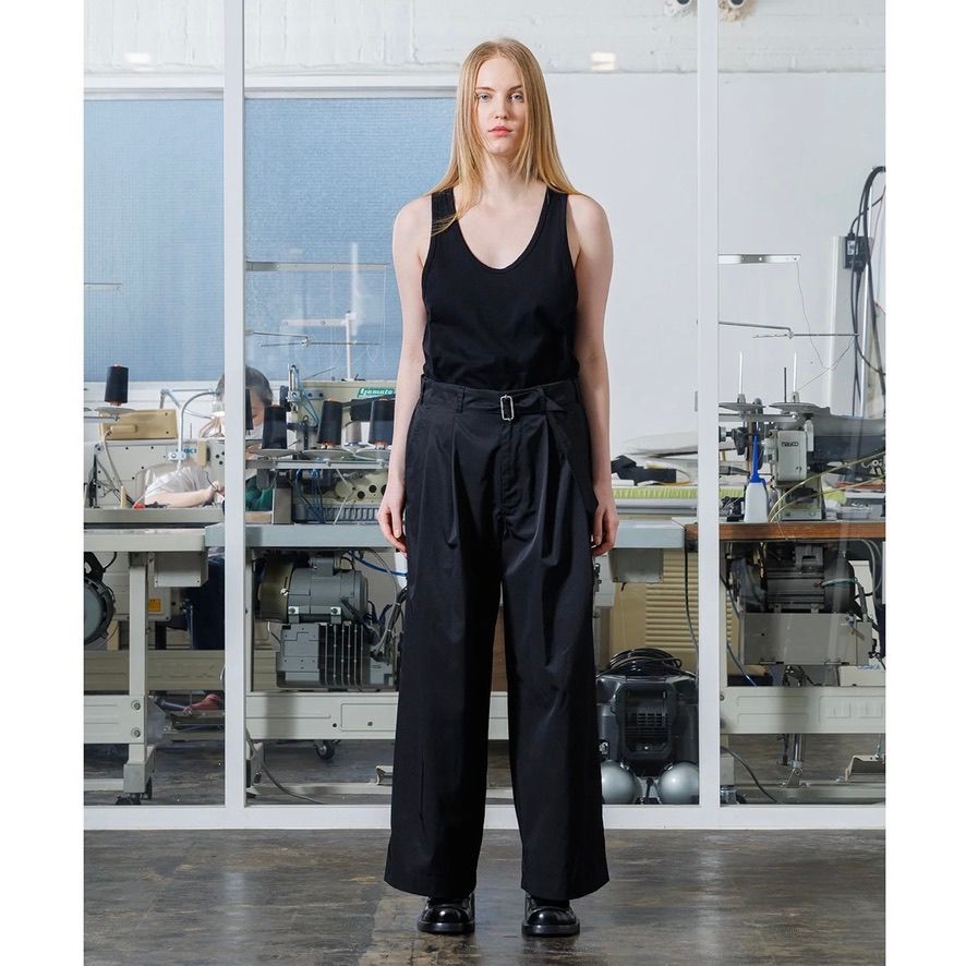 VOAAOV グレーパンツ VOAAOV パンツ 「VOAAOV」 MELANGE LINEN LIKE PANTS メンズ