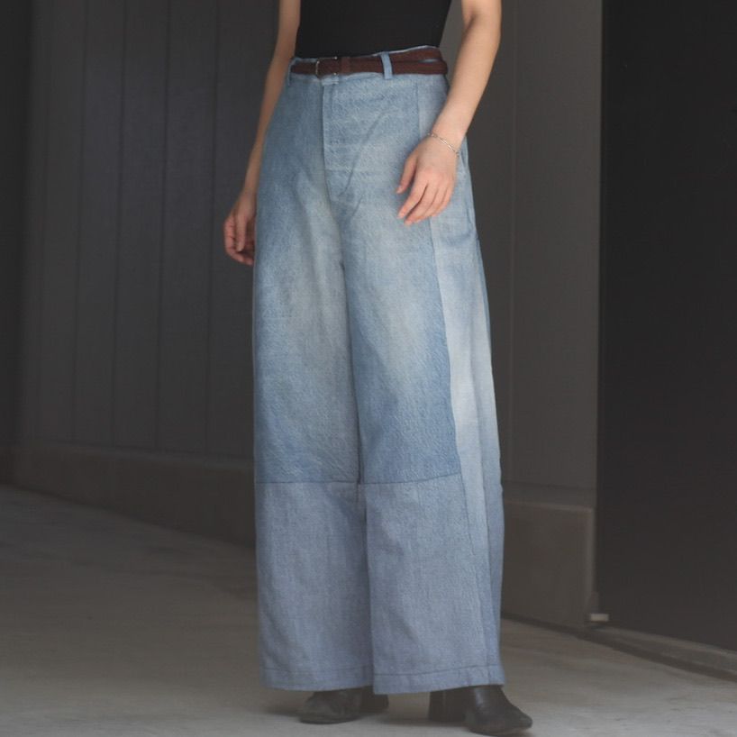 SEEALL - 【残り一点】Reconstructed Boots Cut Buggy Pants_1(S