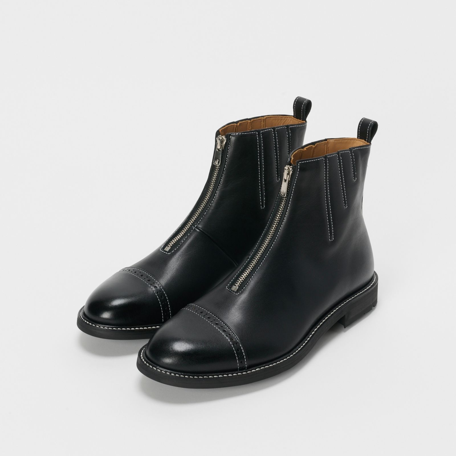 エンダースキーマ　leather canvas F12 Hender Scheme / Front Fastner Boots | twelve
