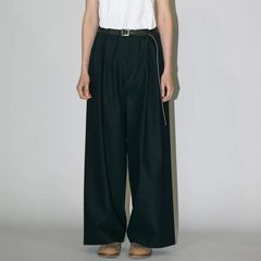 【残り一点】コットンツイルワイドパンツ
