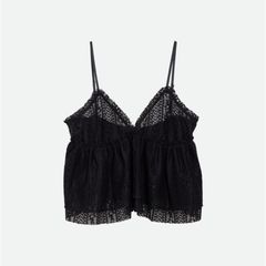 【残り一点】Sheer Lace Cami Tops