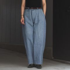 【残り一点】Reconstructed Super Baggy Slacks Denim_3(L)