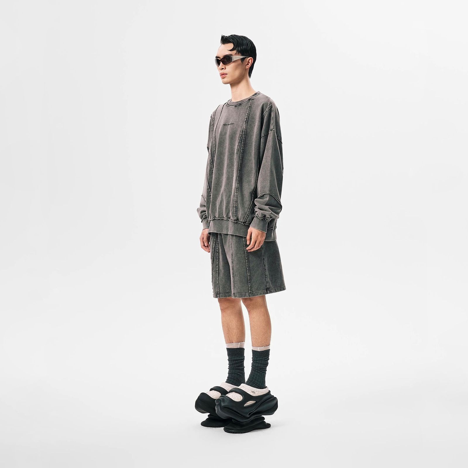 【残り一点】Tie Dye Panelled Sweater