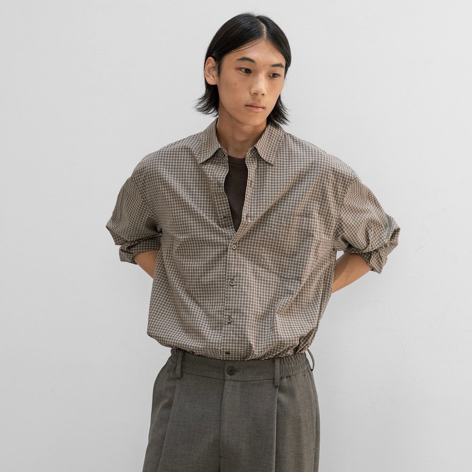 【残り一点】Ordinary Check Shirt