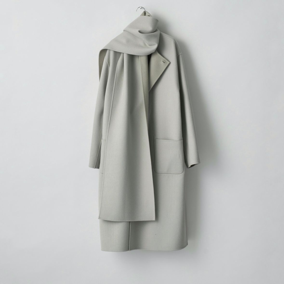 【残りわずか】Wool Cashmere Beaver Reversible Stole Coat