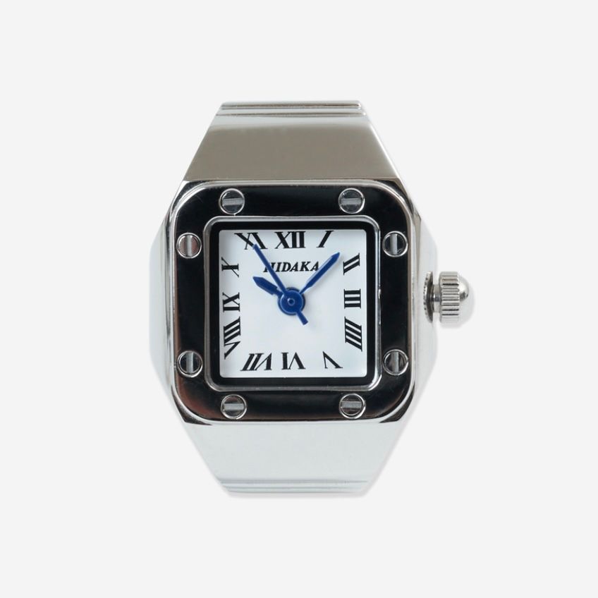 【残りわずか】Saint Ring Watch(SILVER×WHITE)