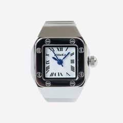 【残りわずか】Saint Ring Watch(SILVER×WHITE)