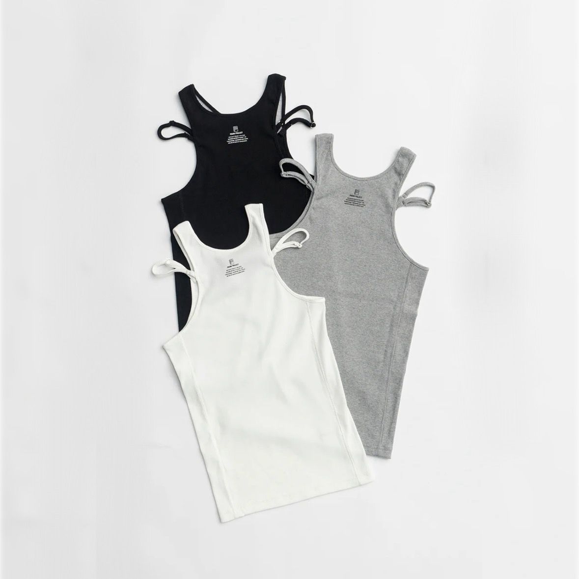 【残り一点】Front Logo Rib Tank Top