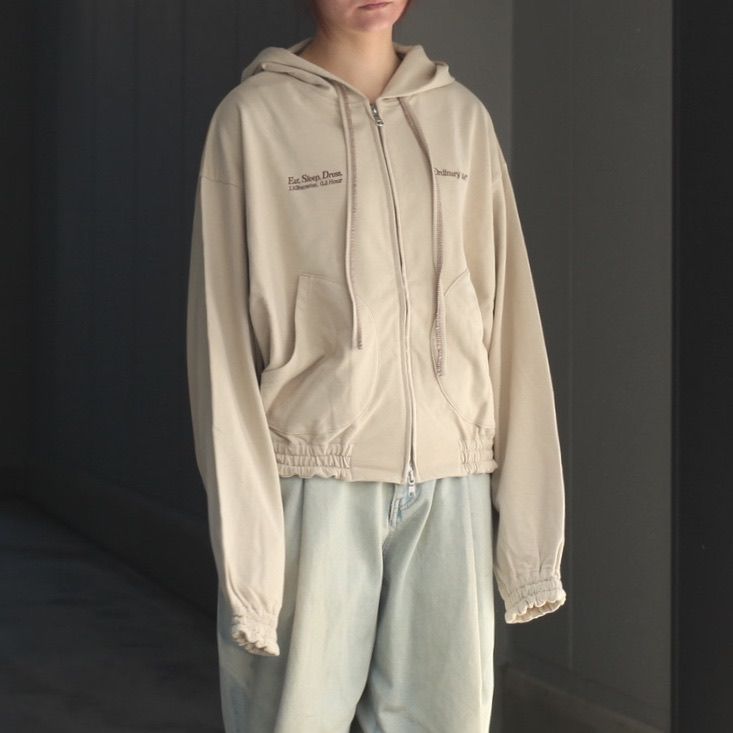 【残り一点】Ordinary Home Old Style Zip Hoodie