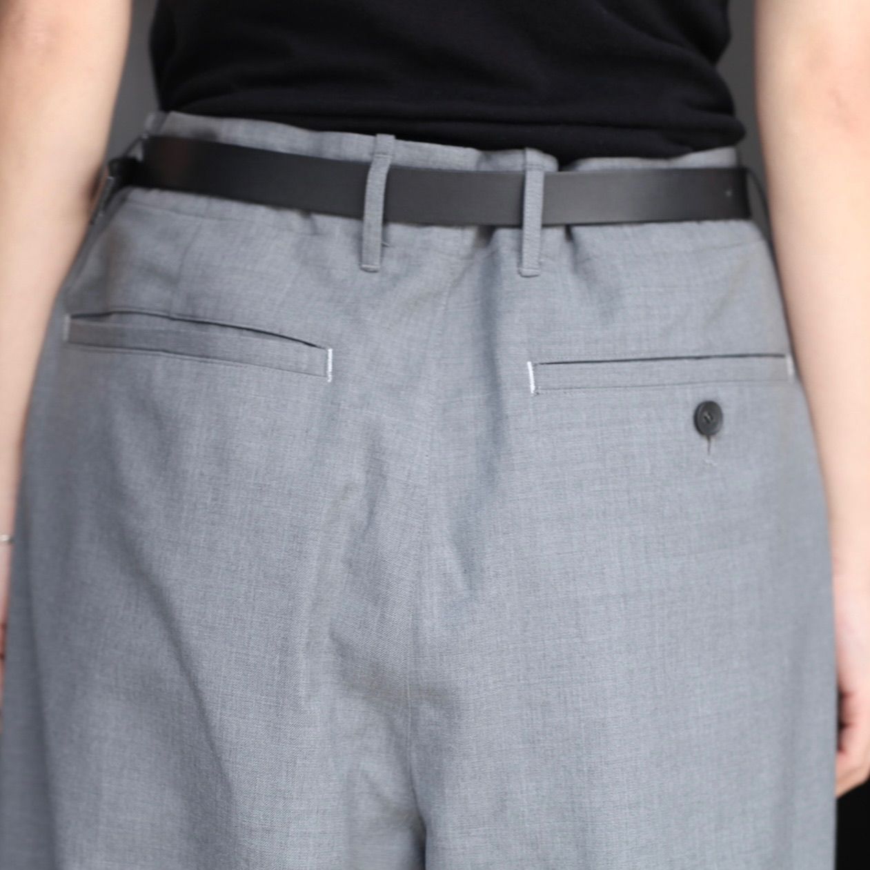 【残り一点】ウォッシャブルツイルスラックス