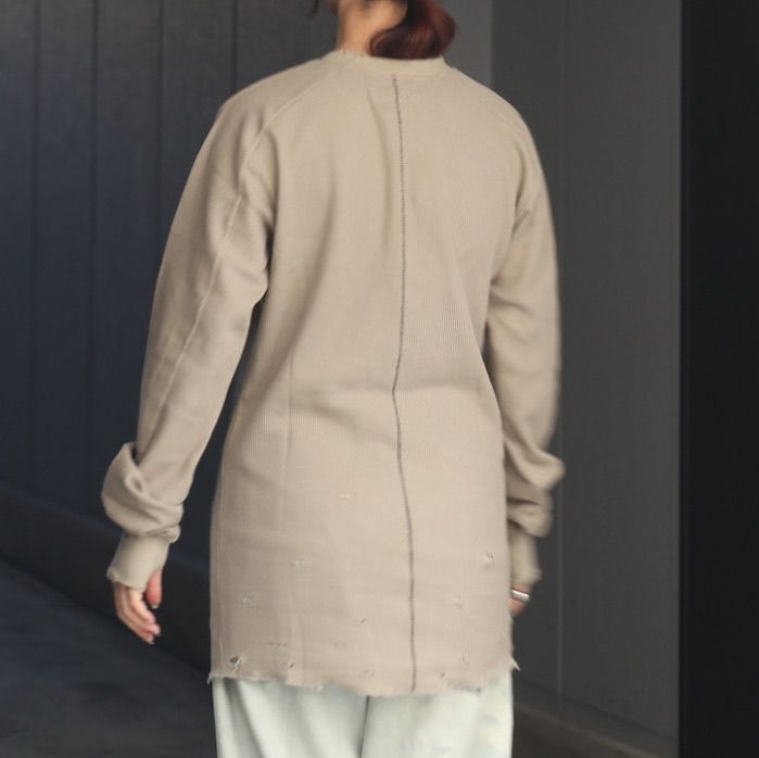 【残りわずか】Combat Long Thermal With Damaged(CLASSIC WAFFLE KNIT)