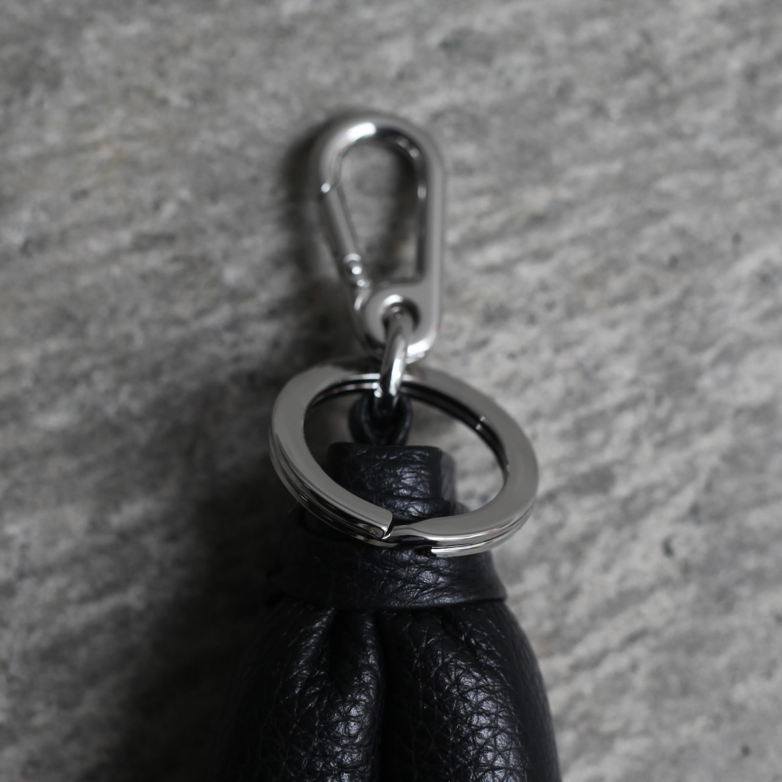 【残り一点】Wadded Key Ring Holder(SOFT GRAINED LEATHER)