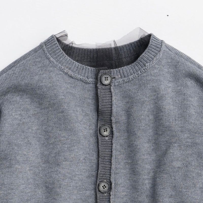 【残り一点】Reversible Tulle Knit Cardigan