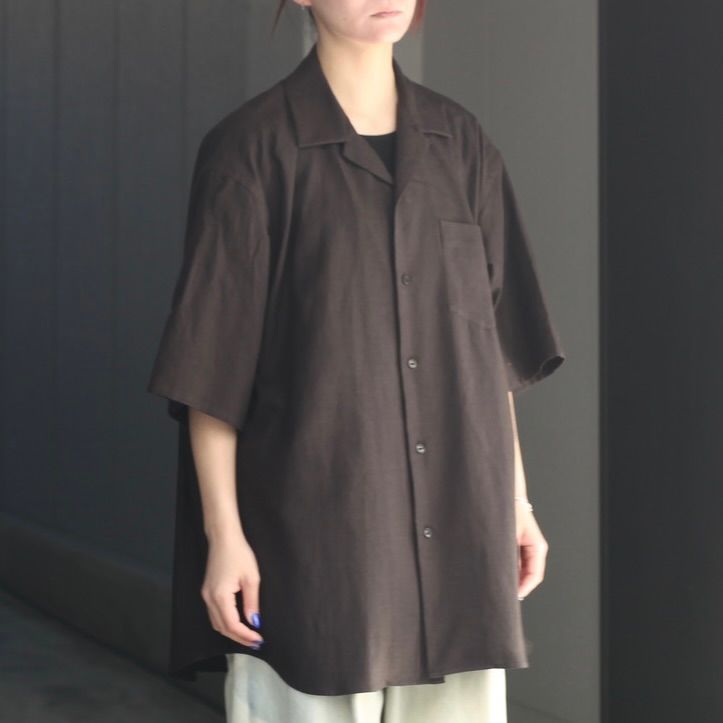 【残りわずか】Open Collar S/S Shirt